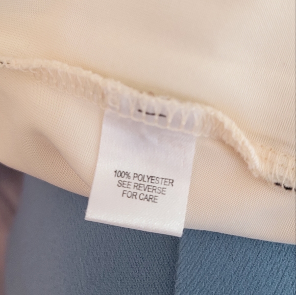 Cream Dress with black and gold sequins - Picture 5 of 7